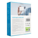 Power Bank VEGER MagOn with wireless charging support MagSafe 15W - 10 000mAh PD 22,5W white (VP1151