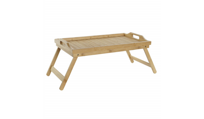 Folding Tray for Bed DKD Home Decor Bamboo 64 x 30 x 24 cm