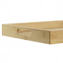 Tray DKD Home Decor Natural Bamboo 43 x 27 x 4,5 cm