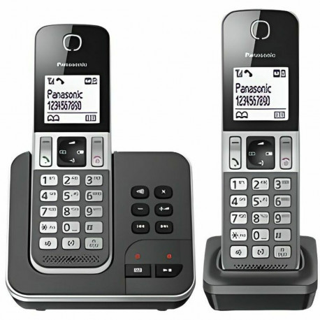 Juhtmevaba Telefon Panasonic KX-TGD322 Valge Must Must/Hall
