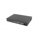 Lanberg RSFE-16P-2C-150 network switch Unmanaged Gigabit Ethernet (10/100/1000) Power over Ethernet 