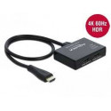 DeLOCK HDMI Splitter 1 x HDMI in> 2 x HDMI out 4K 60 Hz