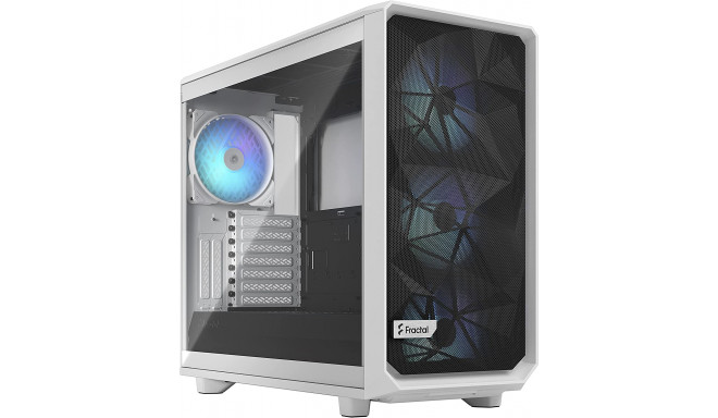 Fractal Design Meshify 2 RGB White TG Clear Tint, Tower Case (White)