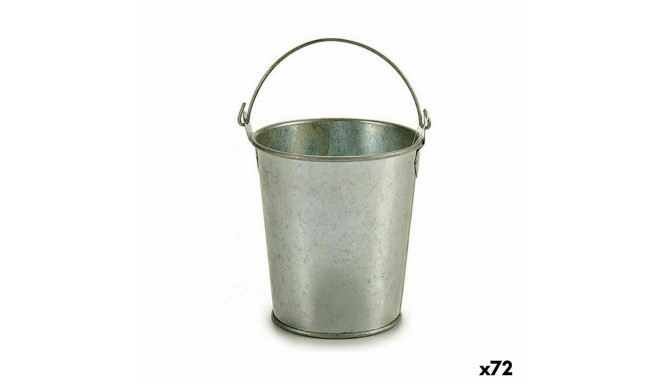 Lillepott Ibergarden A60262-B A60262-B Hõbedane Tsink Kuup 15,5 x 11 x 11 cm 11,5 x 10 x 10 cm 11,5 