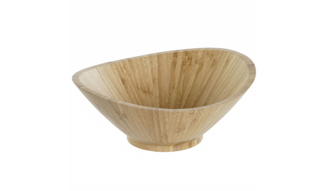 Bowl DKD Home Decor Natural Bamboo 24,6 x 22,5 x 9,5 cm