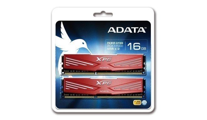 ADATA DDR3 16GB 2133-10 XPG V1.0 Red Dual