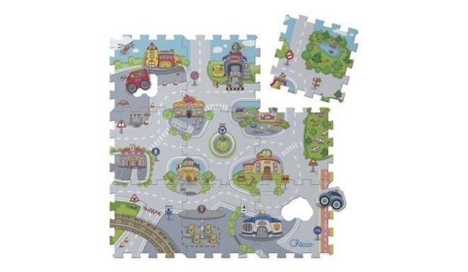 Soft mat city puzzle