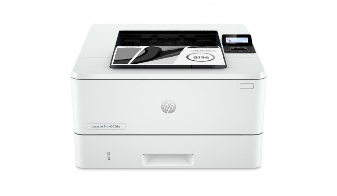 HP LaserJet Pro 4002dw Printer - A4 Mono Laser, Print, Automatic Document Feeder, Auto-Duplex, LAN, 