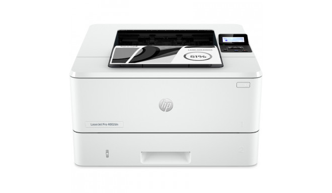HP LaserJet Pro 4002dn Printer - A4 Mono Laser, Print, Automatic Document Feeder, Auto-Duplex, LAN, 