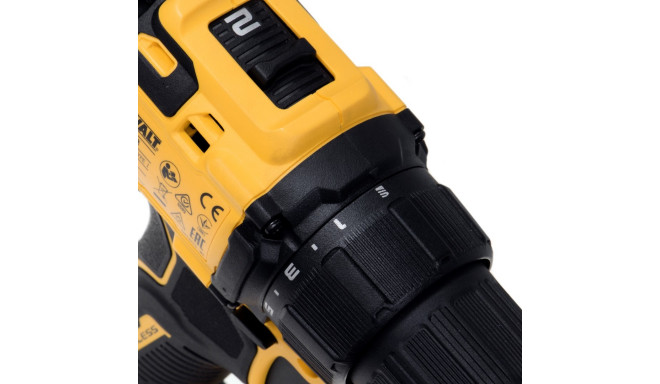 DeWALT DCD708D2T-QW must-kollane akutrell/ lööktrell 1650 p/min
