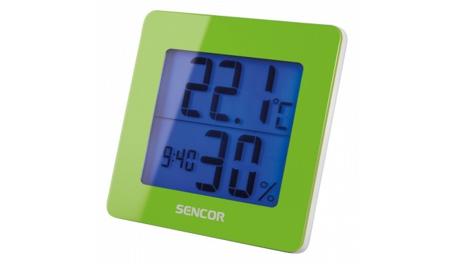 SWS 15GN Thermometer with humidity measurement + Clock with alarm clock