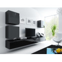 Cama Square cabinet VIGO 50/50/30 black/black gloss