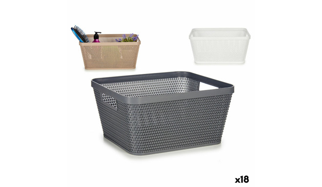 Daudzfunkcionāls grozs Kipit 4720 Balts Bēšs Pelēks Plastmasa 5 L 29,5 x 13 x 23 cm (18 gb.)