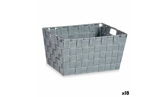 Daudzfunkcionāls grozs Kipit A3-6883 Pelēks Drāna 5 L 30,4 x 14 x 20 cm (18 gb.)
