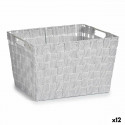 Veļas Grozs Balts Drāna 10 L 25 x 20 x 35 cm (12 gb.)