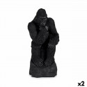 Dekoratiivkuju Gorilla Must 20 x 45 x 20 cm (2 Ühikut)