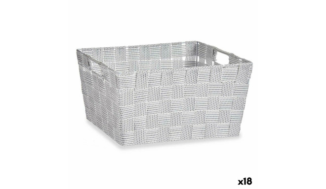 Daudzfunkcionāls grozs Kipit A3-6883 Balts Drāna 30,4 x 14 x 20 cm (18 gb.)