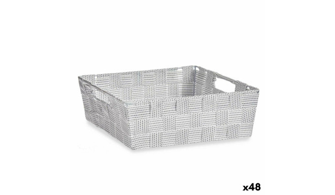 Daudzfunkcionāls grozs Balts Drāna 3 L 23 x 8 x 27 cm (48 gb.)