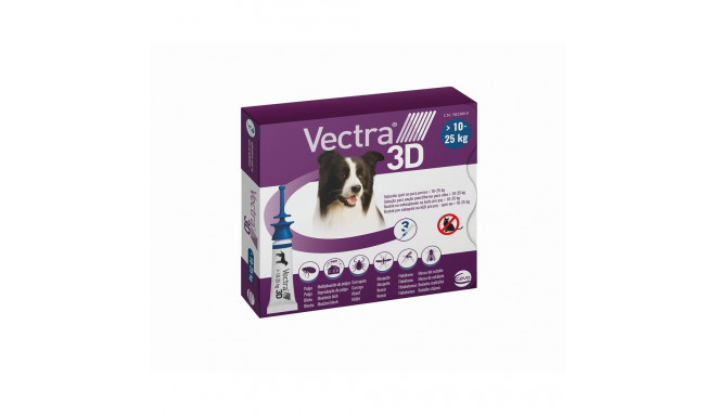 Pipette for Dogs Ceva 3D M 10-25 Kg 3 Units