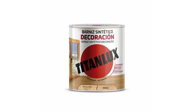 Synthetic varnish Titanlux m12100014 Matt Colourless 250 ml