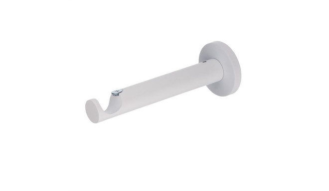 CURTAIN ROD BRACKET SINGLE D19 M.WHITE