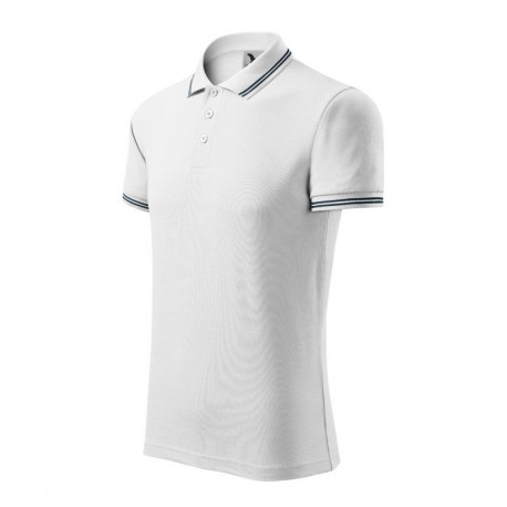 Adler Urban M MLI-21900 white polo shirt (3XL)