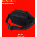 CANYON FB-1, Fanny pack, Product spec/size(mm): 270MM x130MM x 55MM, Black, EXTERIOR materials:100% 