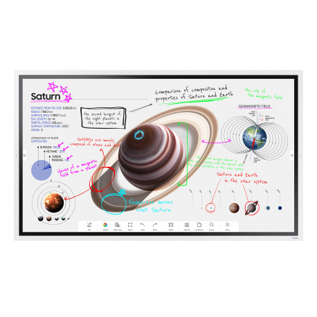 Samsung interaktiivne ekraan LH65WMBWBGCXEN 65" 4K UHD 350nit 16h/7 puutetundlik Flip
