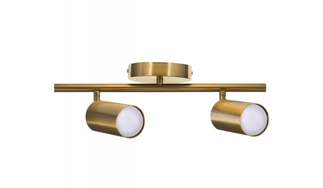 Activejet SPECTRA double gold ceiling wall lamp strip spotlight GU10 for living room