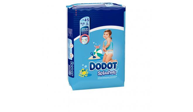 DODOT SPLASHERS bañador desechable talla 4-5 + 9-15 kg 11 u