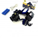 Pealamp Entac zoom 10W, 2*18650 Li-ion+kaabel
