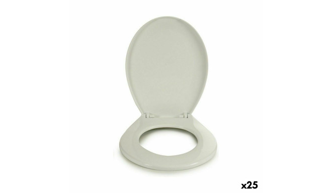Toilet Seat Berilo 55427 White Plastic 34,5 x 43 x 5 cm (25 Units)