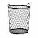 Корзина Чёрный Металл 40 L 31 x 54,7 x 46,5 cm (4 штук)