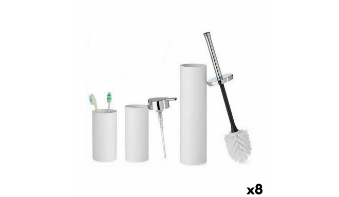 Bath Set Berilo B6274 S3-3 B6274 S3-3 White Plastic 16,5 x 8 x 32,5 cm (8 Units)