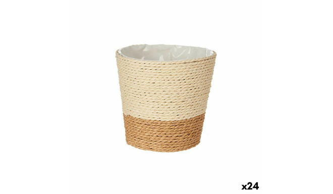 Lillepott Ibergarden WY21-73 WY21-73 Pruun Köis Plastmass 14 x 12,5 x 14 cm 14 x 13 x 14 cm (24 Ühik