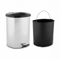 Pedal bin Silver Plastic 11 L (6 Units) Pedal bin Silver Plastic 11 L (6 Units)