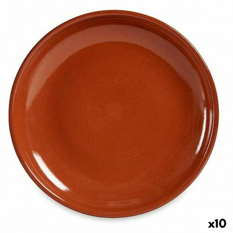 Flat Plate La Dehesa 0523 0523 Baked clay 23 x 2 x 23 cm Meat (10 Units)