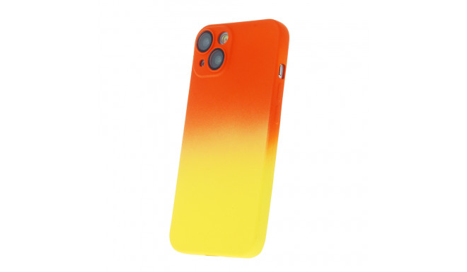 Fusion Neogradient 1 case silikoonist ümbris Apple iPhone 13 oranžinė - geltona