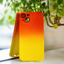 Fusion Neogradient 1 case silikoonist ümbris Apple iPhone 13 oranžinė - geltona