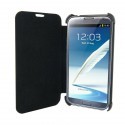 4World kaitseümbris Leather Samsung Galaxy Note II, must