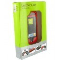 4World kaitseümbris 05414 Leather iPhone 3G, punane
