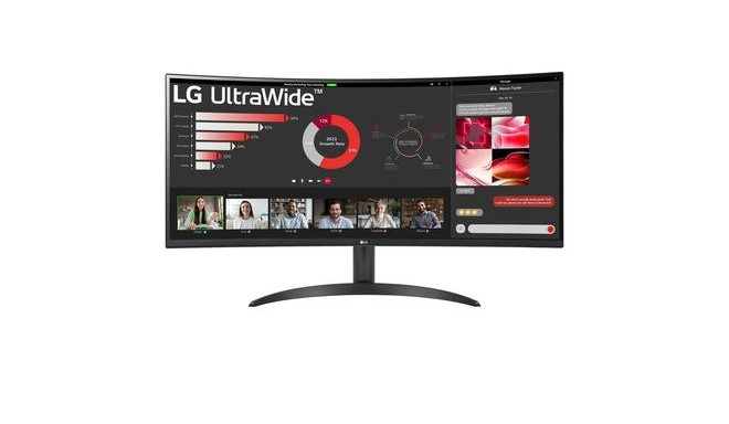 LG 34WR50QC-B.AEU computer monitor 86.4 cm (34&quot;) 3440 x 1440 pixels UltraWide Quad HD LCD B