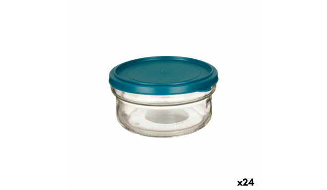 Round Lunch Box with Lid Green polypropylene 415 ml 12 x 6 x 12 cm (24 Units)