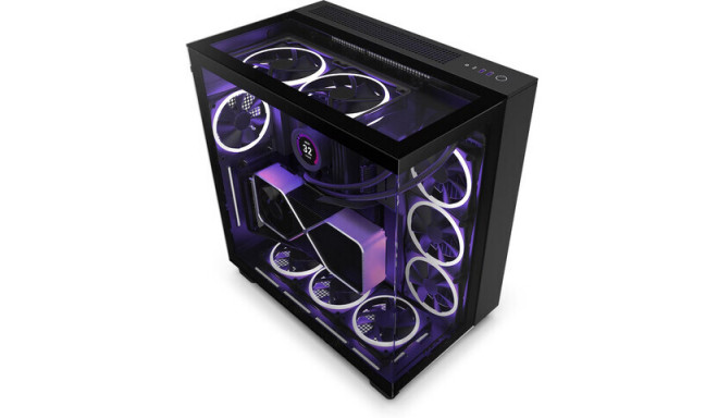 PC CASE NZXT H9 ELITE MIDI TOWER WINDOW BLACK