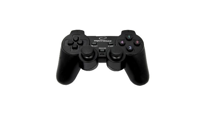 WARRIOR - VIBRATION GAMEPAD FOR PC COMPUTERS - BLACK - controllers - Photopoint