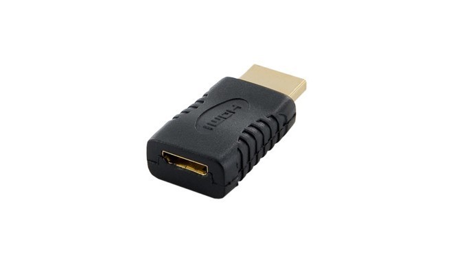 4World Adapter HDMI [M] > mini HDMI typ C [F], black