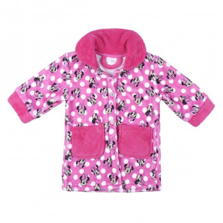 Children's Dressing Gown Minnie Mouse Pink - 24 Months