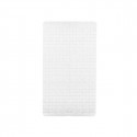 Libisemisvastane dušimatt Ruudud Valge PVC 67,7 x 38,5 x 0,7 cm (6 Ühikut)