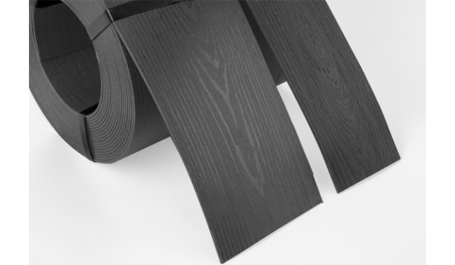 Lawn border WOOD BORDER 130mm x 2,8mm x 10m – gray