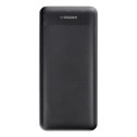 Power Bank VEGER L30 - 30 000mAh LCD Quick Charge PD 20W black (W3008PD )